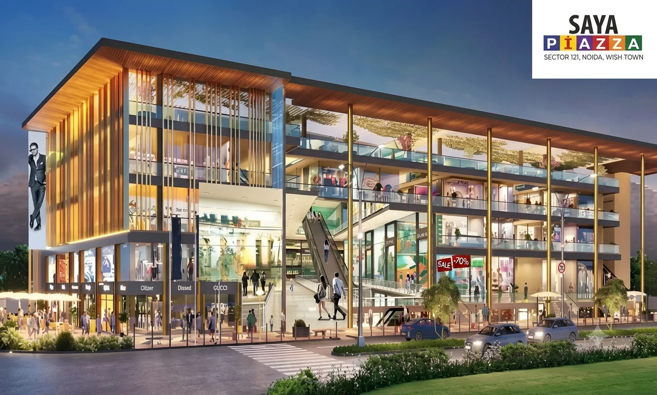 Saya Piazza Commercial Project – Premium Commercial Shops in Greater Noida