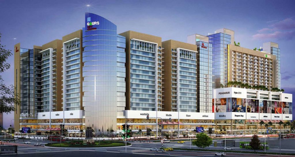 Gaur City Center Shops and Offices Noida Extension Banner