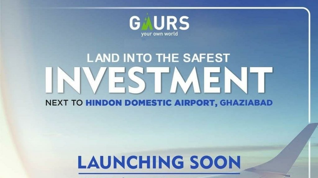 Gaur Aero Mall Hindon Domestic Airport Ghaziabad Banner